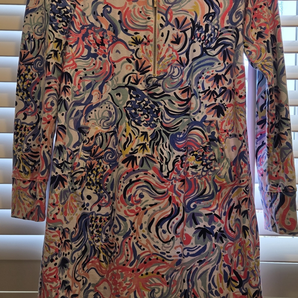 Lilly Pulitzer Long Sleeve Popover Dress